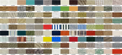 Sling fabrics palette