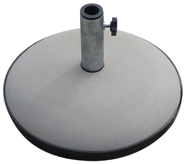 67 Pound Short Galvanized Steel Pole Umbrella Base