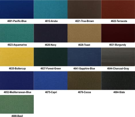 Umbrella fabric palette